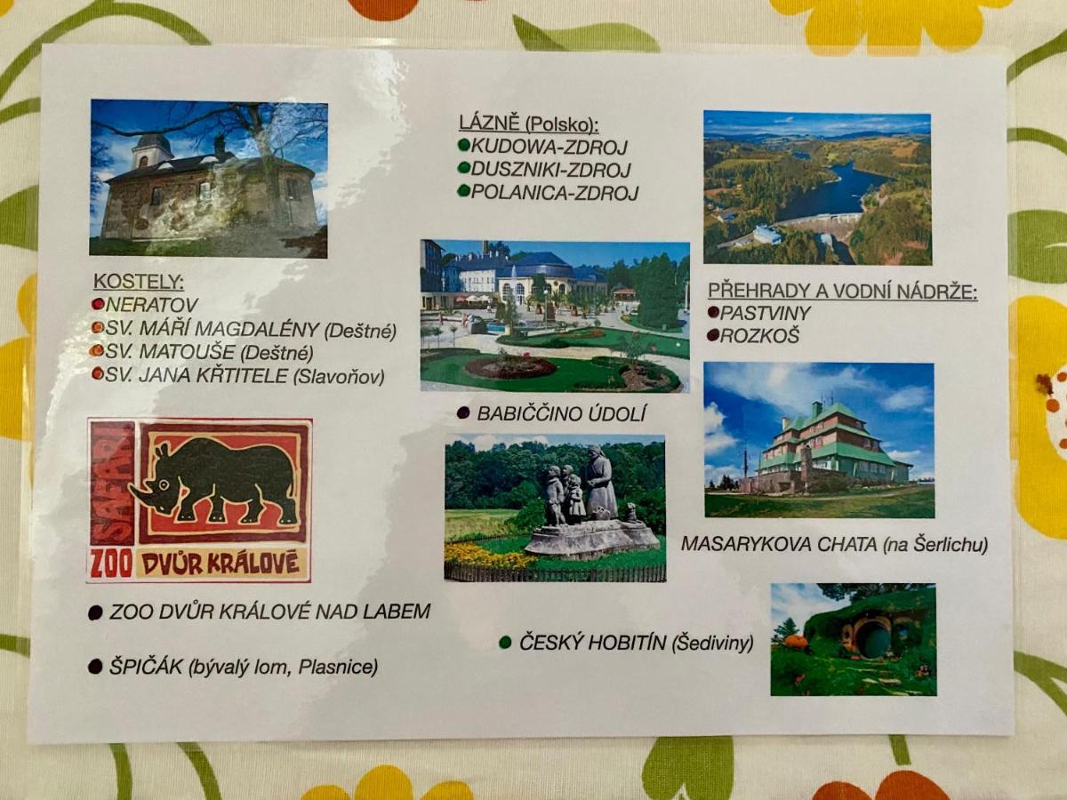 Apartmán Karovi Destne v Orlickych horach Kültér fotó